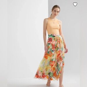 NWT WHBM Drama Maxi Skirt Size 4